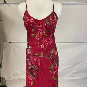 Womens evening gown/dress hand beaded and ewmbroidered